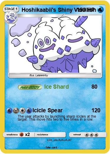 Pokemon Hoshikaabii's Shiny Vanillish