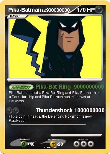 Pokemon Pika-Batman