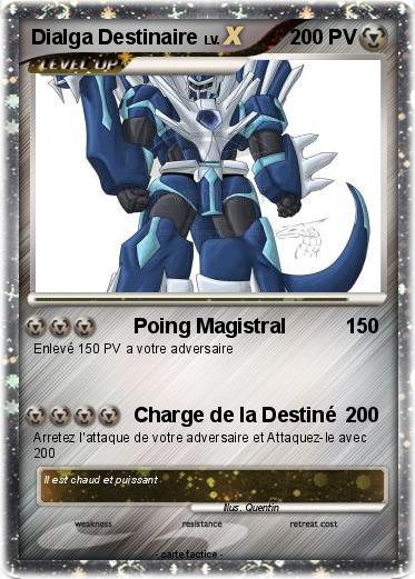 Pokemon Dialga Destinaire