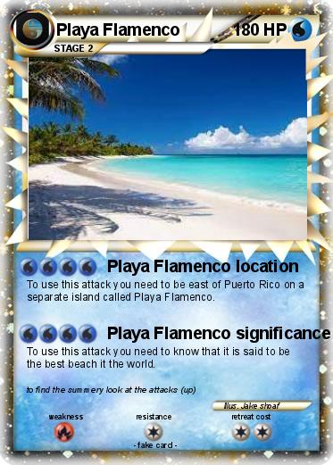Pokemon Playa Flamenco