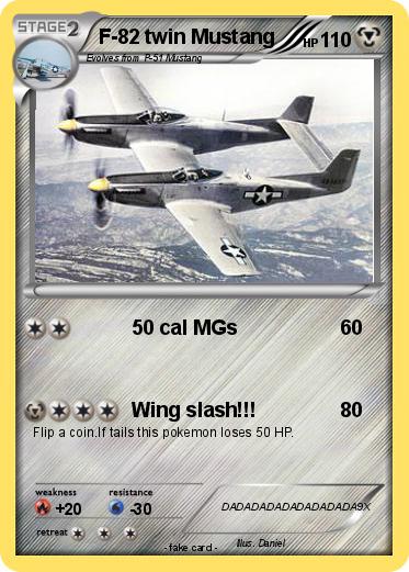 Pokemon F-82 twin Mustang