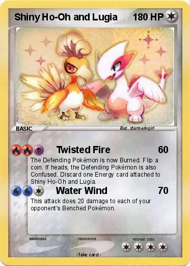 Pokemon Shiny Ho-Oh and Lugia