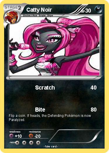 Pokemon Catty Noir