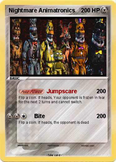 Pokemon Nightmare Animatronics