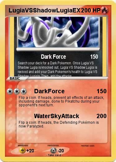 Pokemon LugiaVSShadowLugiaEX