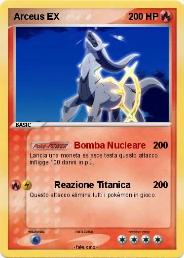 Pokemon Arceus EX