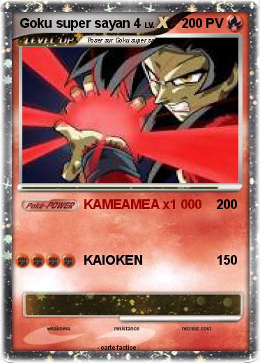 Pokemon Goku super sayan 4