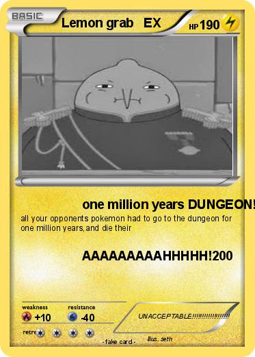 Pokemon Lemon grab   EX