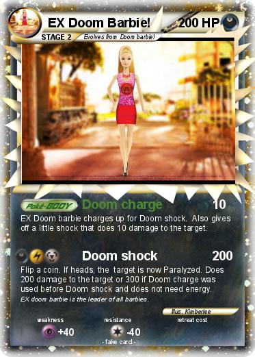 Pokemon EX Doom Barbie!