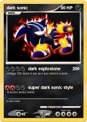 Pokemon dark sonic