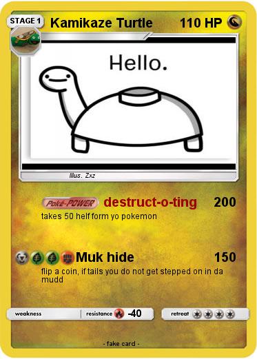 Pokemon Kamikaze Turtle