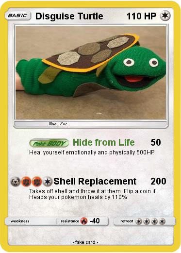 Pokemon Disguise Turtle