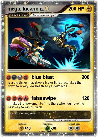 Pokemon mega, lucario