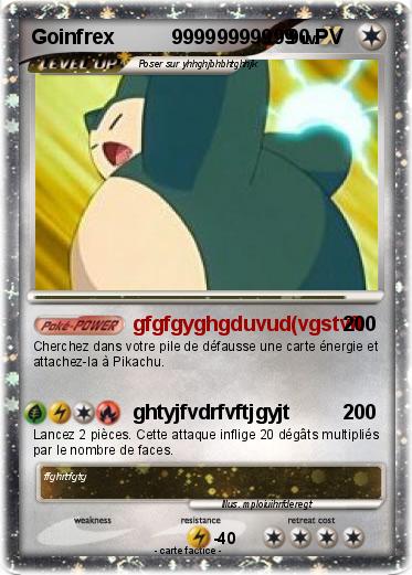 Pokemon Goinfrex          99999999999