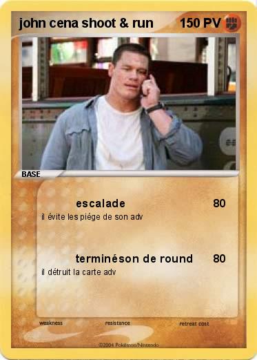 Pokemon john cena shoot & run