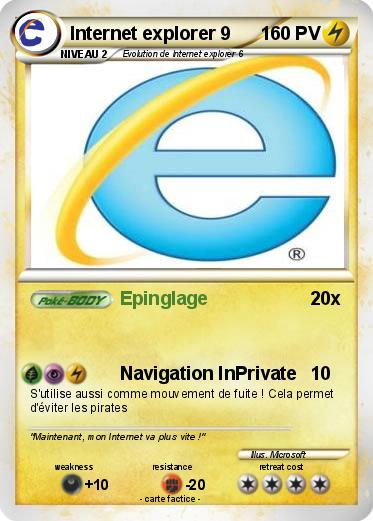 Pokemon Internet explorer 9