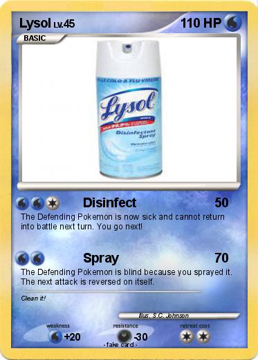 Pokemon Lysol