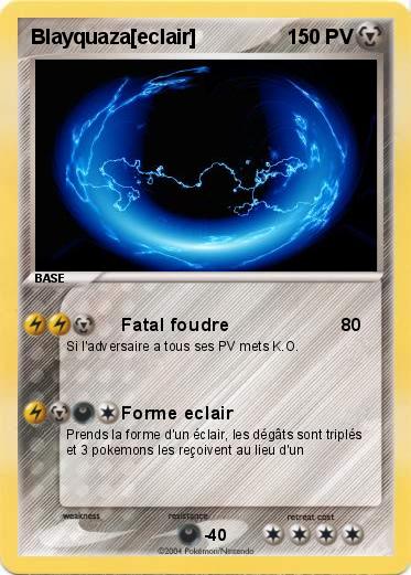 Pokemon Blayquaza[eclair]