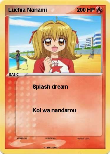 Pokemon Luchia Nanami