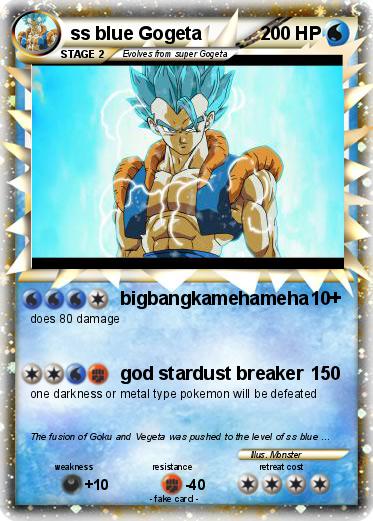 Pokemon ss blue Gogeta