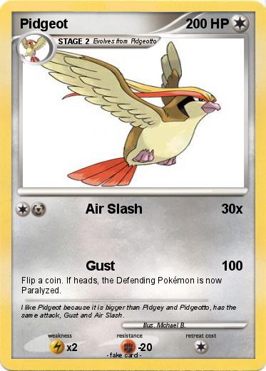 Pokemon Pidgeot