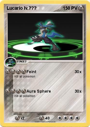 Pokemon Lucario lv.???