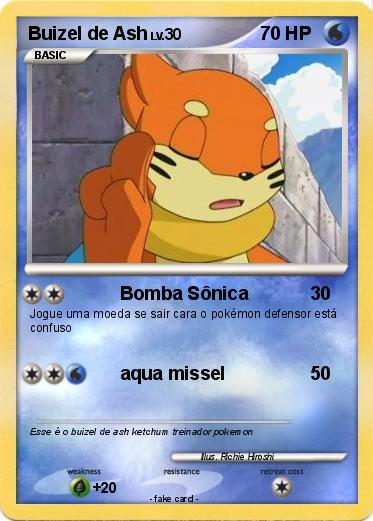 Pokemon Buizel de Ash