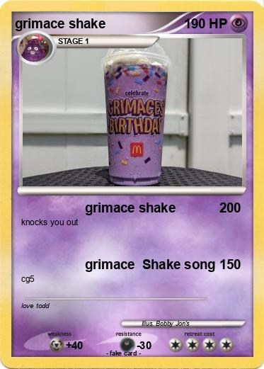 Pokemon grimace shake