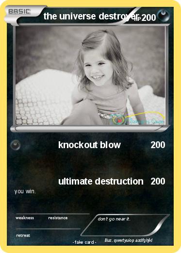 Pokemon the universe destroyer