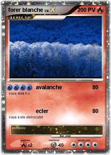 Pokemon forer blanche