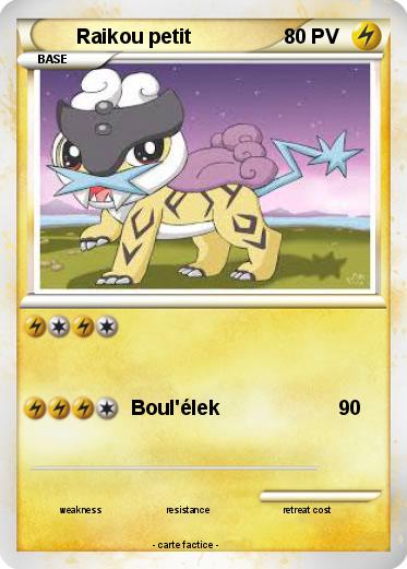 Pokemon Raikou petit