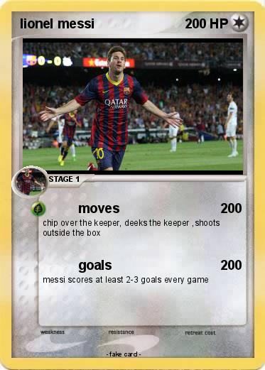Pokemon lionel messi