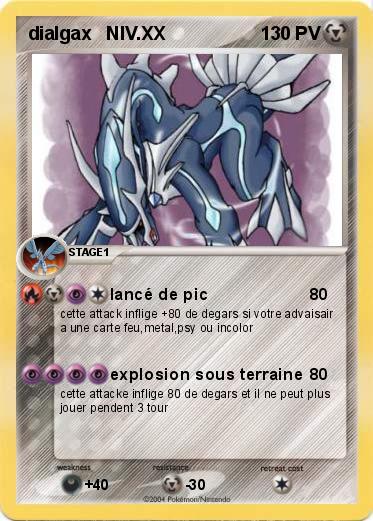 Pokemon dialgax   NIV.XX