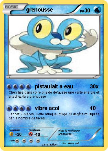 Pokemon grenousse