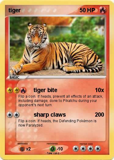 Pokemon tiger