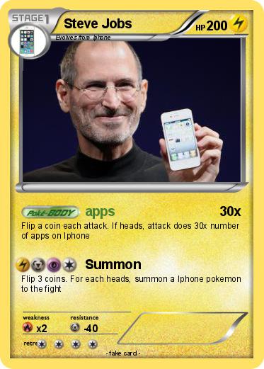 Pokemon Steve Jobs