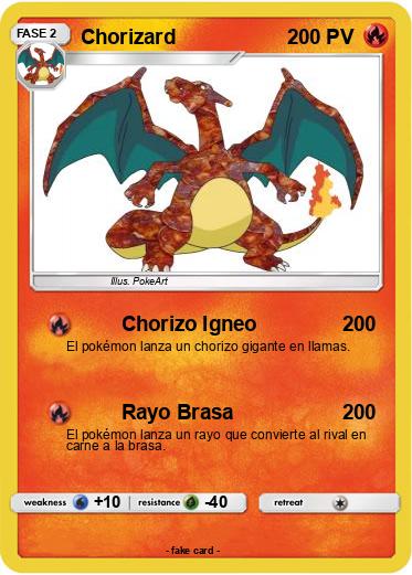 Pokemon Chorizard