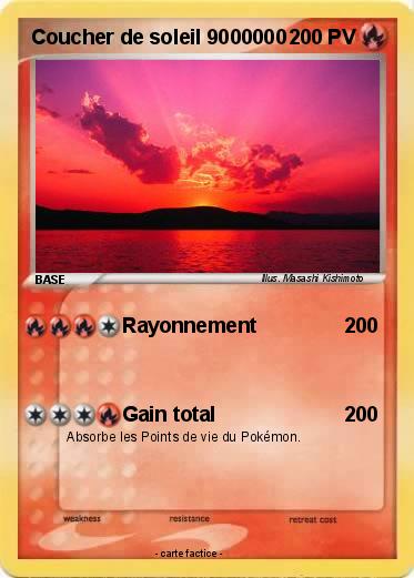Pokemon Coucher de soleil 9000000
