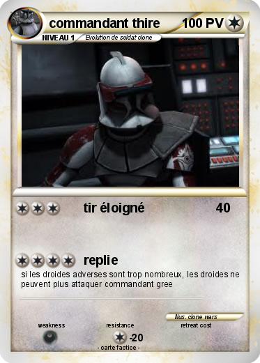 Pokemon commandant thire