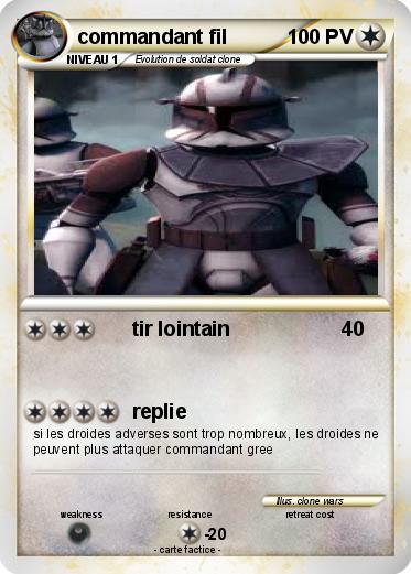 Pokemon commandant fil