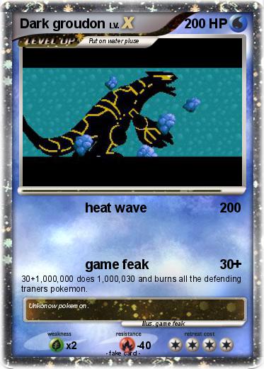 Pokemon Dark groudon