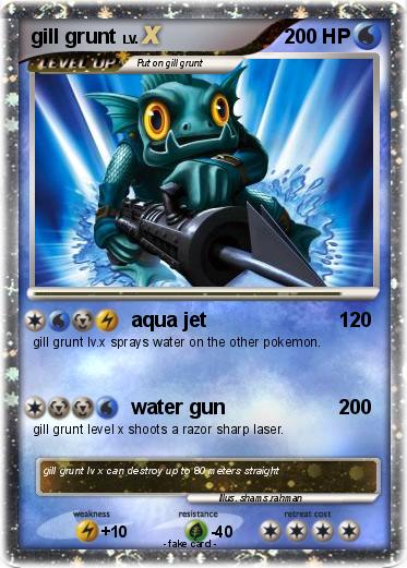 Pokemon gill grunt