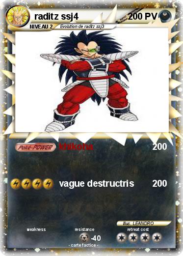 Pokemon raditz ssj4