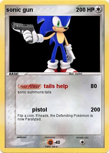 Pokemon sonic gun