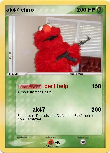 Pokemon ak47 elmo