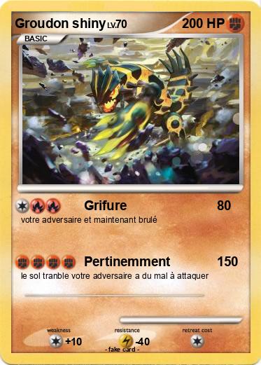 Pokemon Groudon shiny