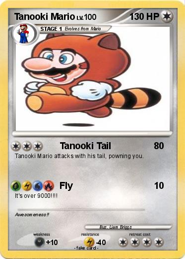 Pokemon Tanooki Mario