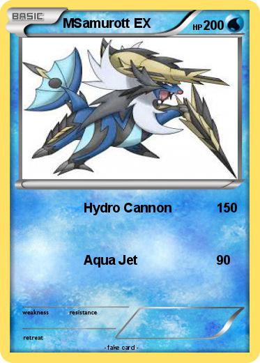 Pokemon MSamurott EX