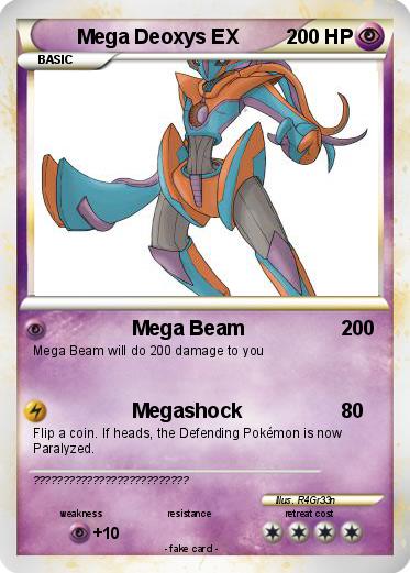 Pokemon Mega Deoxys EX