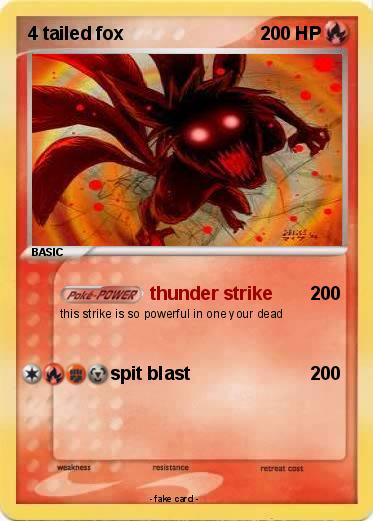 Pokemon 4 tailed fox